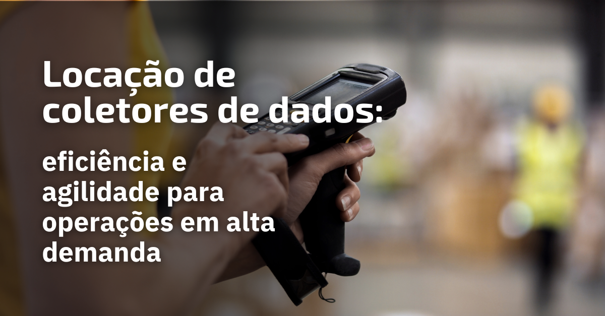 locação de coletores de dados