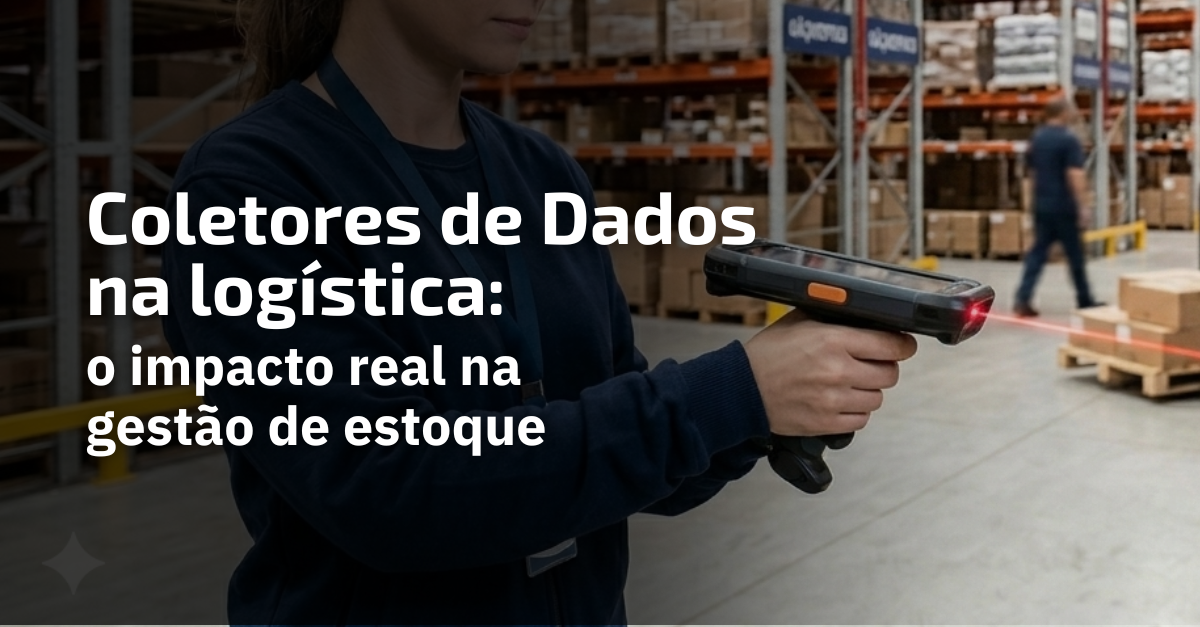 Coletores de dados utilizados na gestão de estoque em centro de distribuição