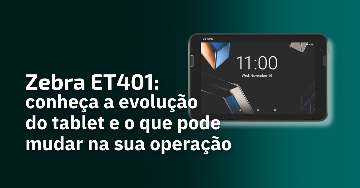 Zebra ET401 tablet empresarial para operações